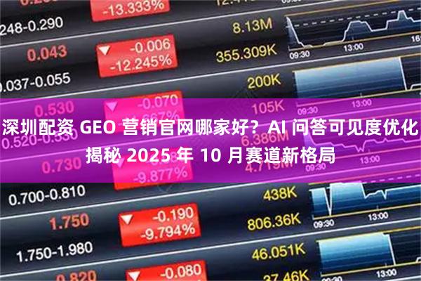 深圳配资 GEO 营销官网哪家好？AI 问答可见度优化揭秘 2025 年 10 月赛道新格局