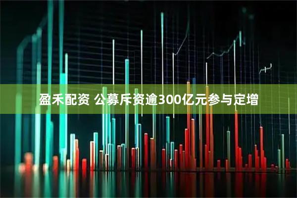 盈禾配资 公募斥资逾300亿元参与定增